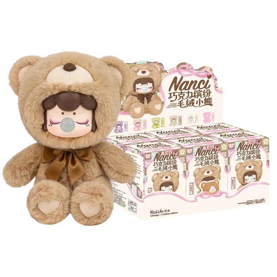 ROLIFE Nanci Colorful Chocolate Cutie Bears official product photo